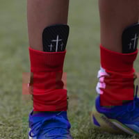 Image 1 of 'The Cross' Mini Shin Guards