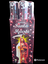 Image 2 of Santa Muerte incense Roja 