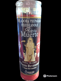 Image 1 of Santa Muerte Siete Veces Fixed Candle