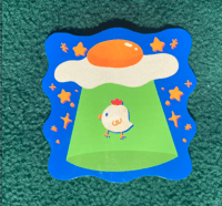 Egg UFO Sticker