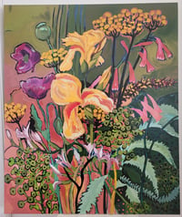 Image 1 of Iris, Euphorbia, Tansy and Poppies