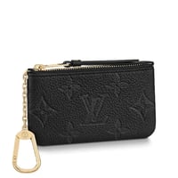 Black Monagram Coin Purse