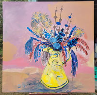 Image 1 of Yellow Tin Jug Arrangment