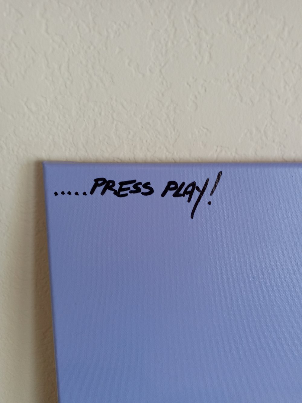 " PRESS PLAY " PAINTING BY ZACKEY FORCE FUNK