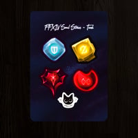 FFXIV Tank Jobstones Sticker Sheet