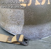 Image 12 of WWII NAVY Helmet U.S.N. Medic D-Day Normandy. M-1 Type Helmet.