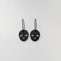 Creepy Little Skull Hoops