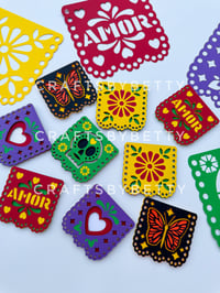 Image 6 of DIA DE MUERTOS PAPEL PICADO SVG / ARCHIVO DIGITAL 