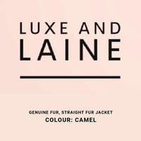 Straight Fur Jacket - Camel