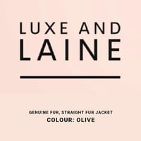 Straight Fur Jacket - Olive 