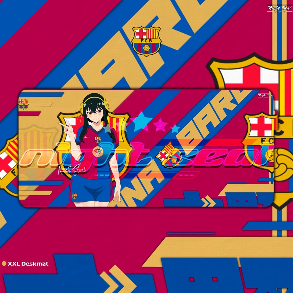 Image of WAIFUS x Barca / Desk Mat 