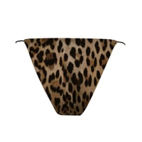 Image 2 of BROWN LEOPARD CHAINZ BIKINI BOTTOM