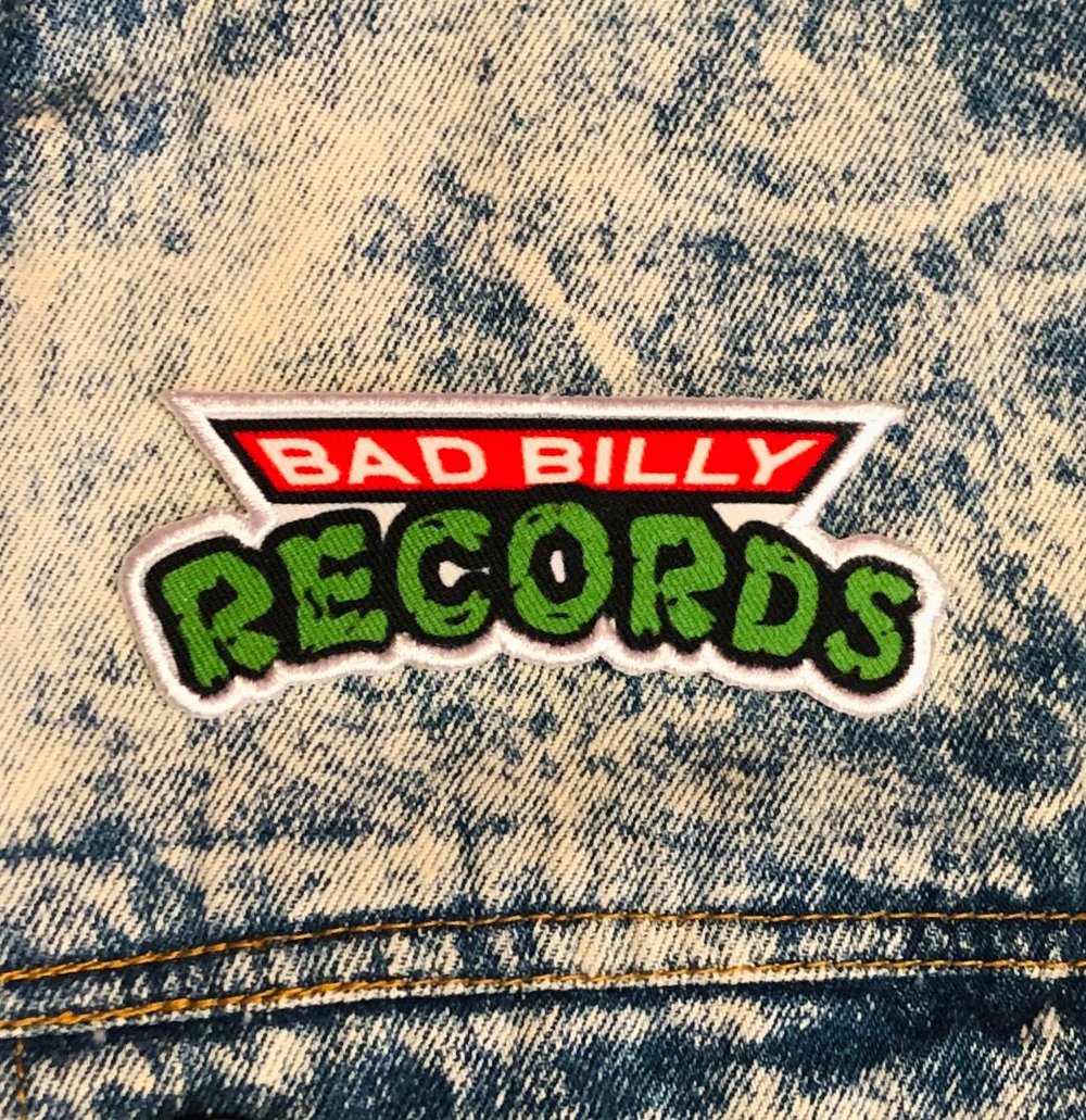 BAD BILLY RECORDS (PATCH) RED/GREEN