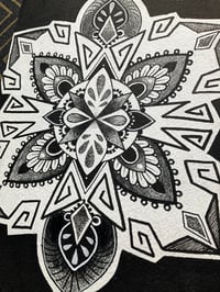 Image 2 of 2/6 Original mandala drawing A5 size