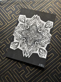 Image 1 of 4/6 Original mandala drawing A5 size