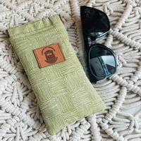 Image 2 of Etui à lunettes Grumpy Noir, champ Bleu, Matcha