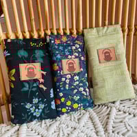 Image 1 of Etui à lunettes Grumpy Noir, champ Bleu, Matcha
