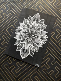 Image 1 of 6/6 Original mandala artwork A5 size