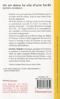 Image 2 of UN AN DANS LA VIE D'UNE FORÊT - David G. HASKELL