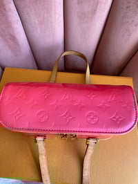 Image 13 of Louis Vuitton Pink Sullivan Patent Leather Handbag