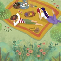 Image 3 of Picnic Girls A5 art print 