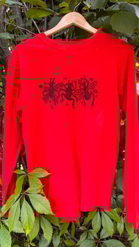 Dancing in The Stars Longsleeve in Red L/XL