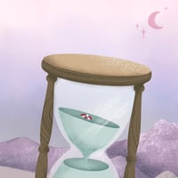 Image 3 of Time Is Slipping A5 art print 