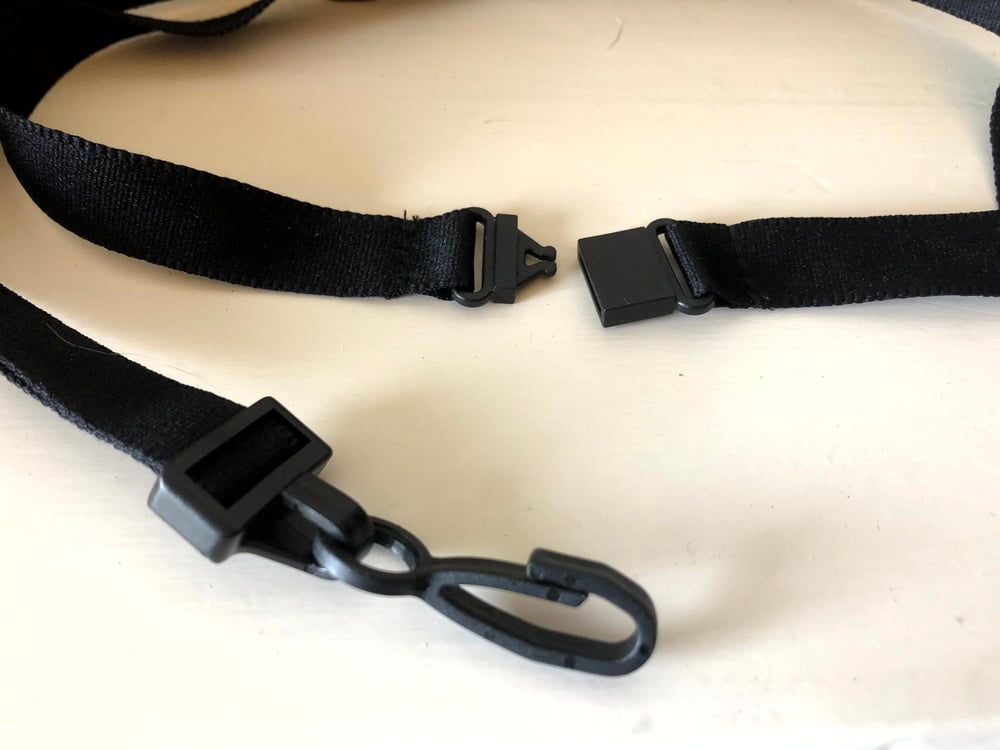 Image of Black Lanyards - pack of 10