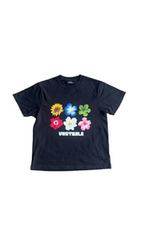 Image 1 of "flower" tee (black)