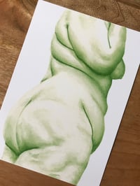 Image 3 of Green Beautiful Body Print