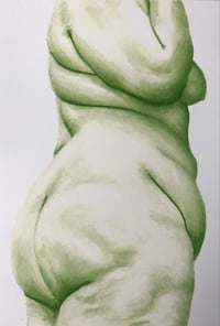Image 4 of Green Beautiful Body Print