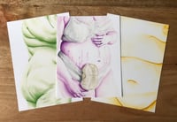 Image 4 of Pink and Purple Beautiful Body Print