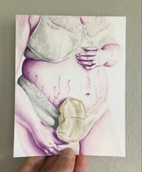 Image 5 of Pink and Purple Beautiful Body Print