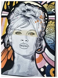 Image 2 of Brigitte Bardot - Giclee Portrait Print