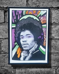 Image 1 of Jimi Hendrix - Giclee Portrait Print