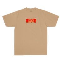 Image 1 of Monster Logo Tee (KHAKI)