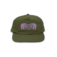 Image 1 of Monster Logo Hat (OLIVE)