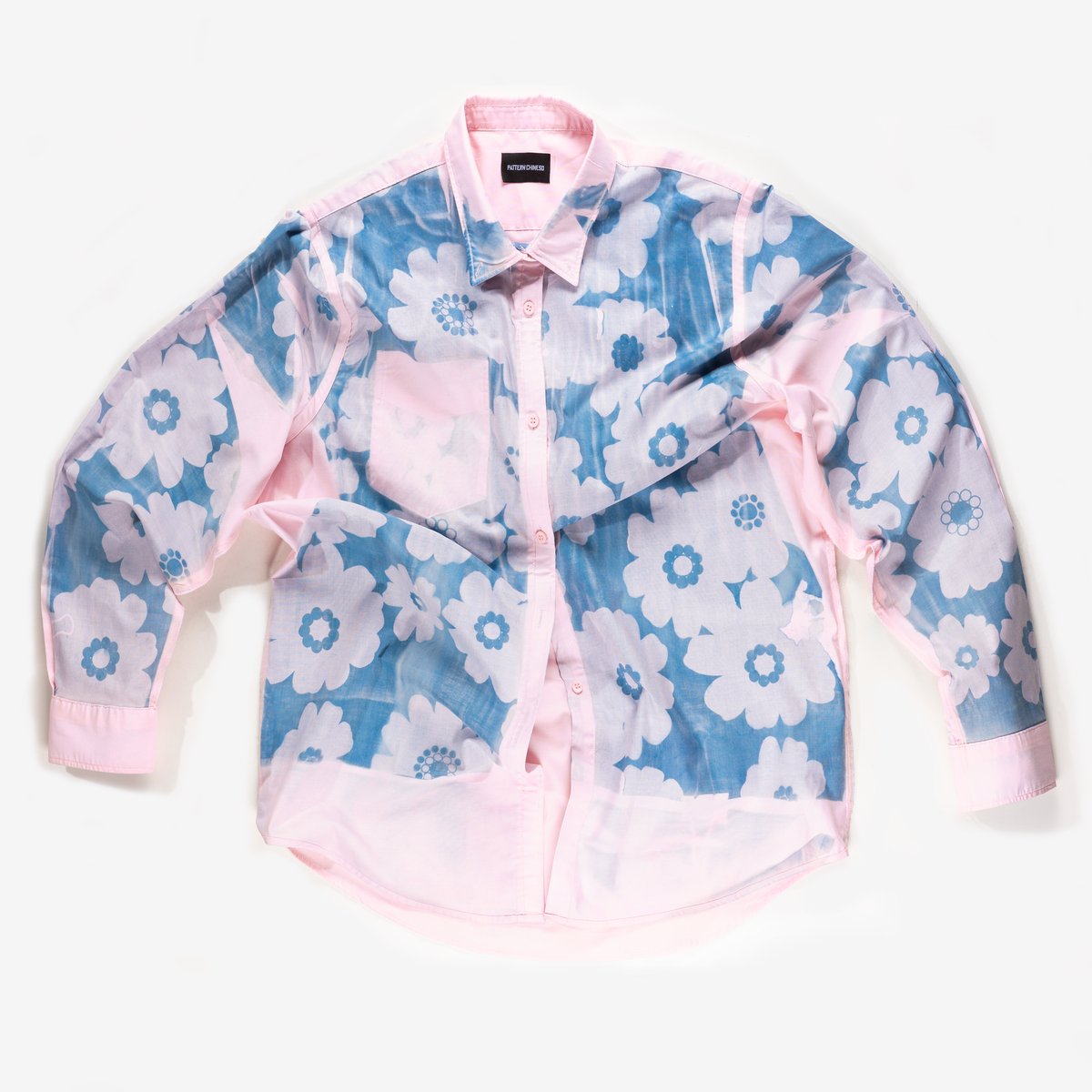 Image of PINK OFFICE SUN FLOWER SHIRT