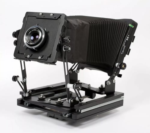 Image of Stenopeika Hyper 4X5 MKII Camera w/ 150mm + 90mm lenses +holders +fresnel +film