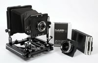 Image 1 of Stenopeika Hyper 4X5 MKII Camera w/ 150mm + 90mm lenses +holders +fresnel +film