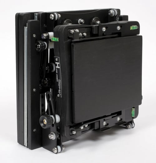 Image of Stenopeika Hyper 4X5 MKII Camera w/ 150mm + 90mm lenses +holders +fresnel +film