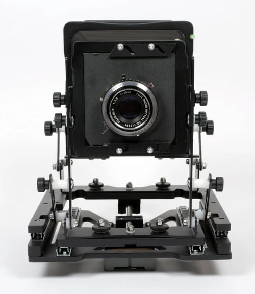 Image of Stenopeika Hyper 4X5 MKII Camera w/ 150mm + 90mm lenses +holders +fresnel +film