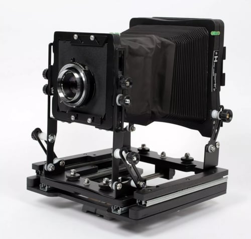 Image of Stenopeika Hyper 4X5 MKII Camera w/ 150mm + 90mm lenses +holders +fresnel +film