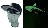 Image 5 of Geometrical Questions Glow in the Dark Snapback Hat 