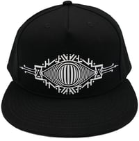 Image 3 of Optical Eye G Jones Inspired  Glow in the dark SnapBack Hat 