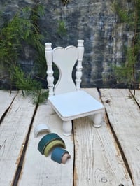 Image 1 of Wooden chair white