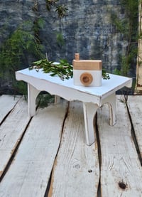 Image 1 of Bench wooden white 