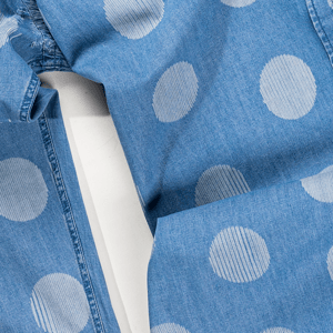 Image of DENIM SHIRT LASER POLKA