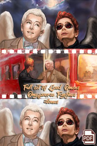 Image 1 of FULL SET OF GOOD OMENS OMEGAVERSE FANZINES