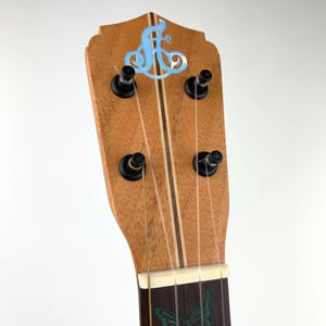 Image of LoPrinzi Concert Ukulele w/ Butterfly Sand Inlays, Model OSC (Used, Mint Condition)